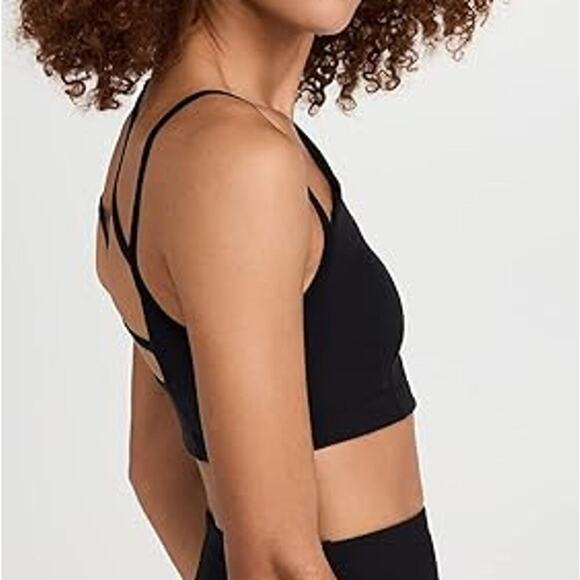NWT Sweaty Betty Women's Black Asymmetric One Shoulder Sculpt Sports Bra Size S - Picture 3 of 8